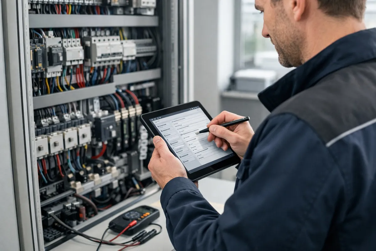 Digitale Erfassung von Prüfergebnissen