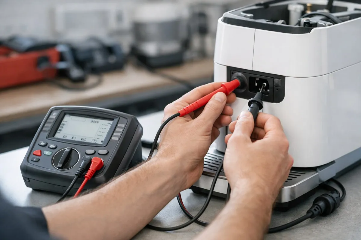 Messung nach einer Reparatur